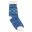 Platinum Sherpa Women's Fluffy Socks - Navy