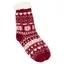 Platinum Sherpa Women's Fluffy Socks - Red