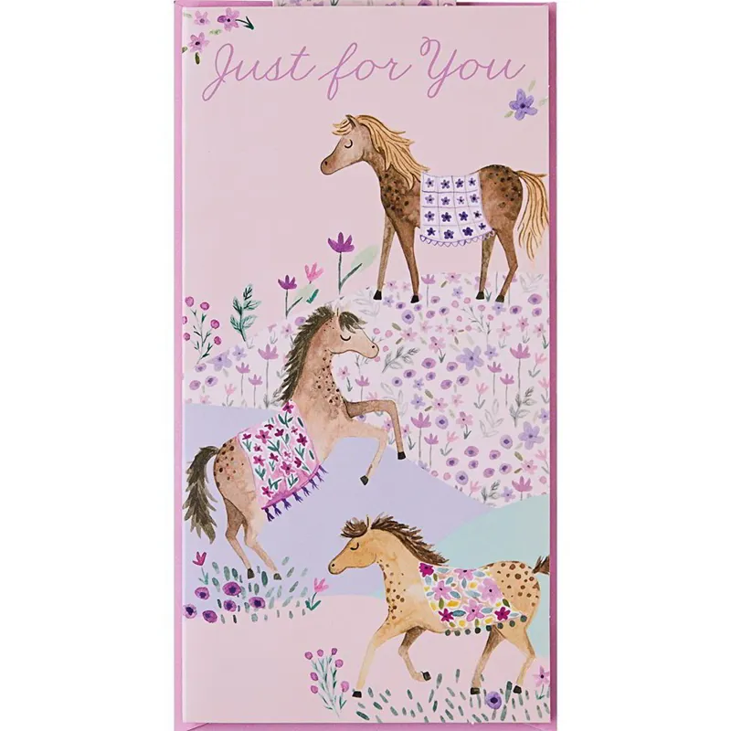 Platinum Single Money Card Holder - Pony Club