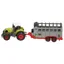 Platinum Farm Tractor and Trailer Toy - Stock Trailer/Green/Grey