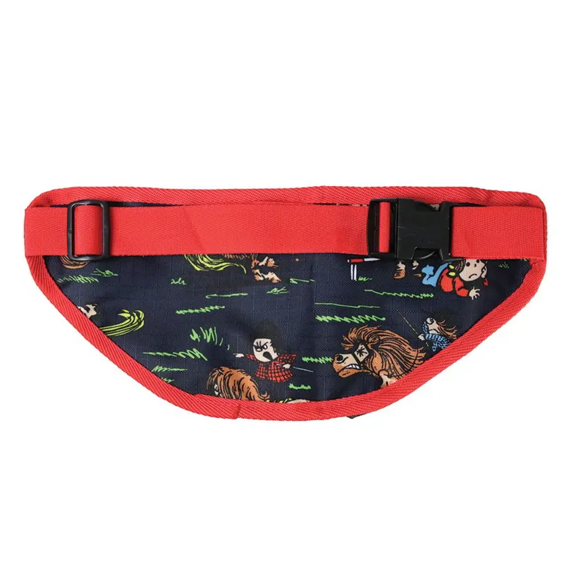 Hy Equestrian Thelwell Practice Makes Perfect Fanny Pack - Navy/Red-1