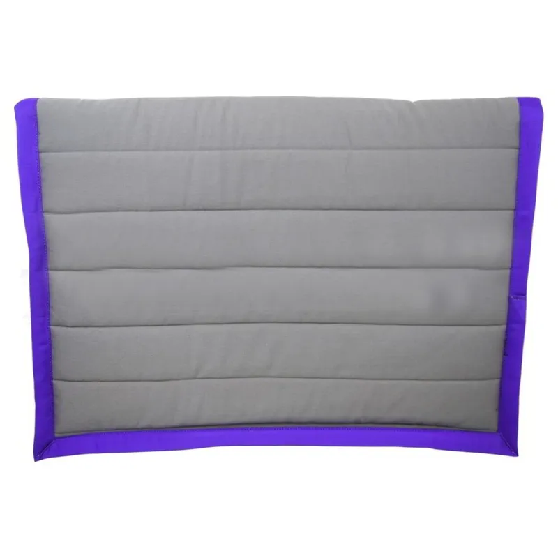 PolyPads Classic Single Saddle Pad - Grey/Purple-1