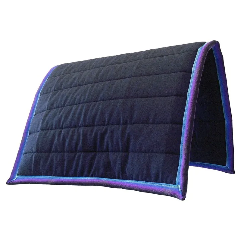 PolyPads Classic Single Saddle Pad - Navy/Atlantic Purple-1