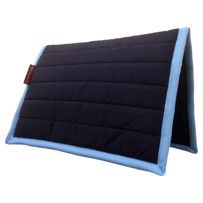 PolyPads Classic Single Saddle Pad - Navy/Soft Blue