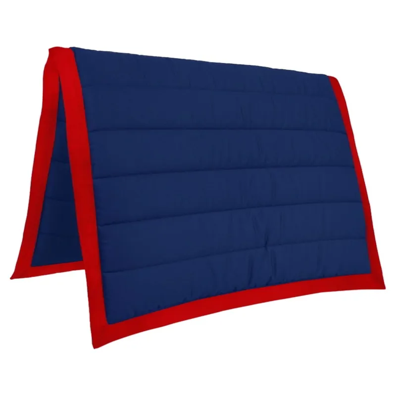PolyPads Classic Single Saddle Pad - Royal/Red