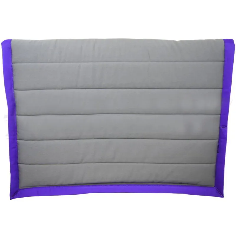 PolyPads Classic Single Saddle Pad - Grey/Purple
