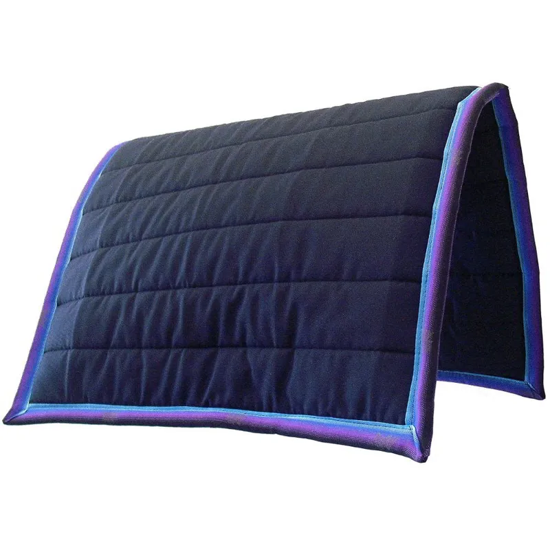 PolyPads Classic Single Saddle Pad - Navy/Atlantic Purple-1