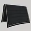 PolyPads Classic Single Saddle Pad - Black/Grey Stripe