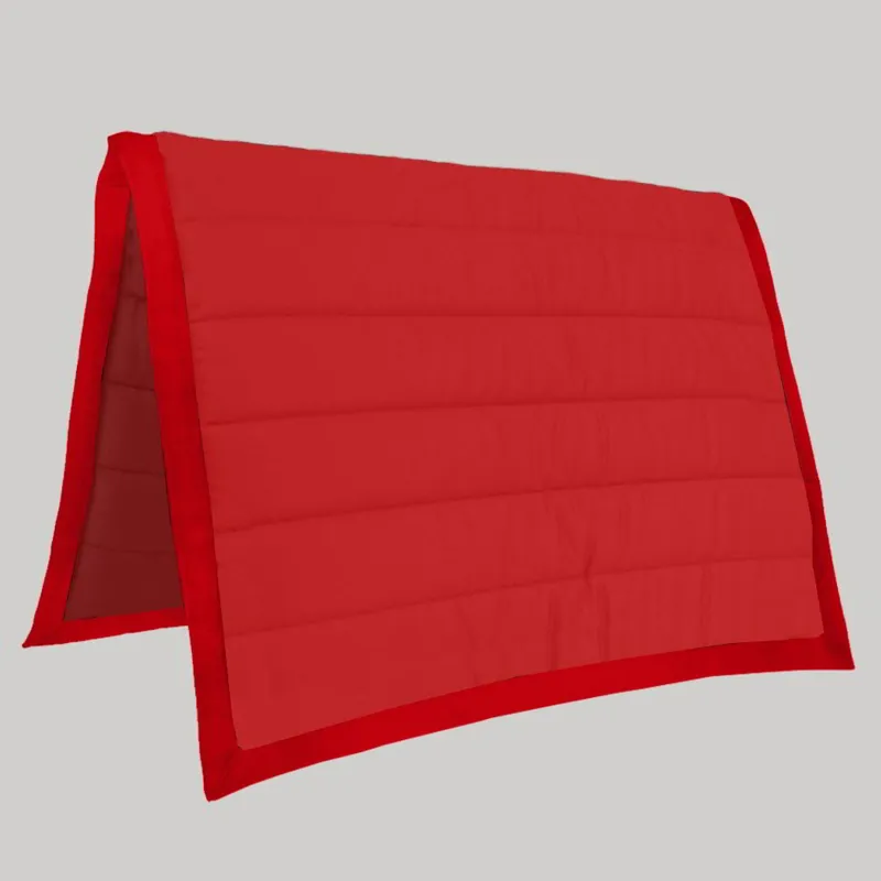 PolyPads Classic Single Saddle Pad - Red