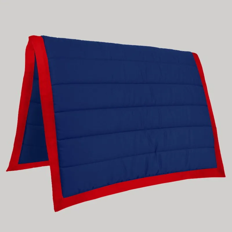 PolyPads Classic Single Saddle Pad - Royal/Red