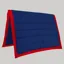 PolyPads Classic Single Saddle Pad - Royal/Red