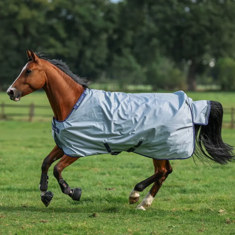 Bucas Power 150g Standard Neck Turnout Blanket - Silver-1