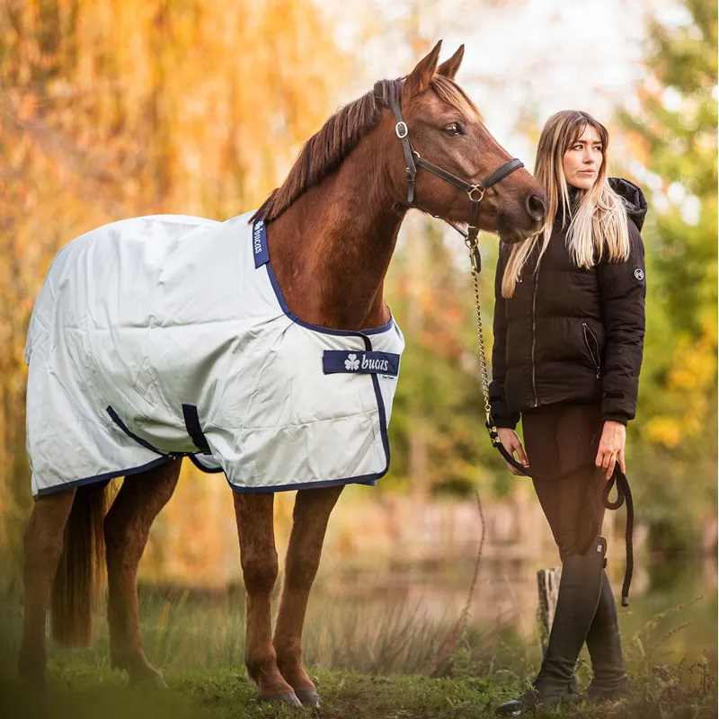Bucas Power 150g Standard Neck Turnout Blanket - Silver-10