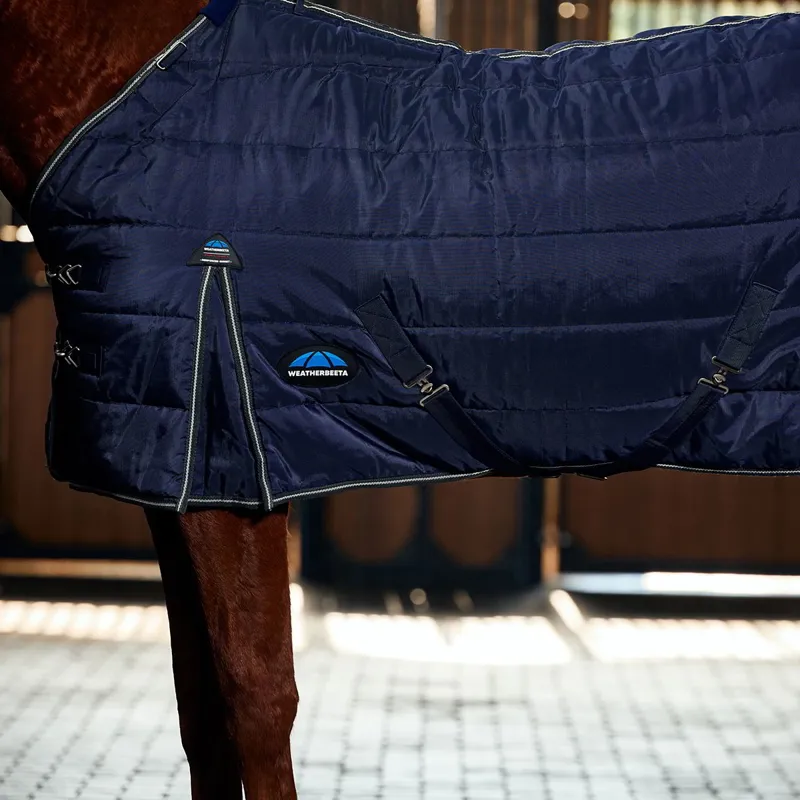 WeatherBeeta ComFiTec PP Channel Detach A Neck 220g Stable Blanket - Navy-7