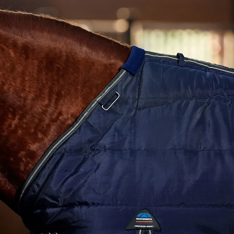 WeatherBeeta ComFiTec PP Channel Detach A Neck 220g Stable Blanket - Navy-5