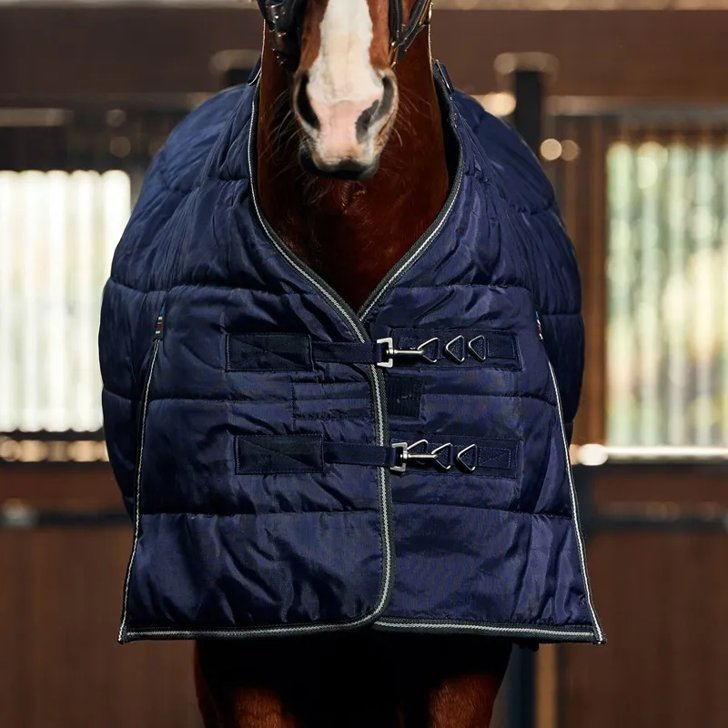 WeatherBeeta ComFiTec PP Channel Detach A Neck 220g Stable Blanket - Navy-3