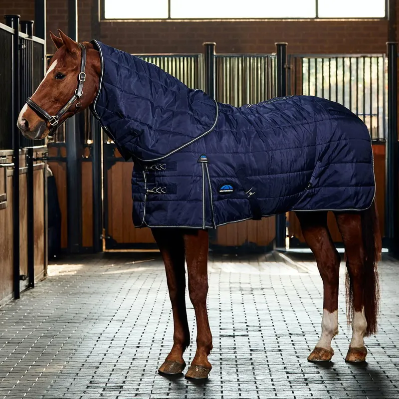 WeatherBeeta ComFiTec PP Channel Detach A Neck 220g Stable Blanket - Navy