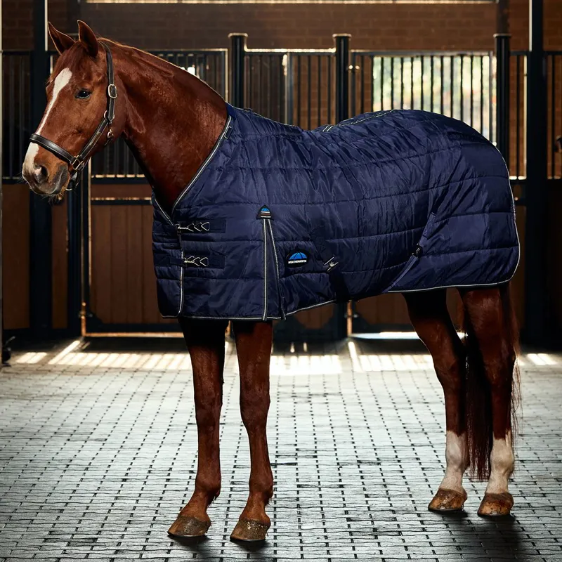 WeatherBeeta ComFiTec PP Channel Detach A Neck 220g Stable Blanket - Navy-2