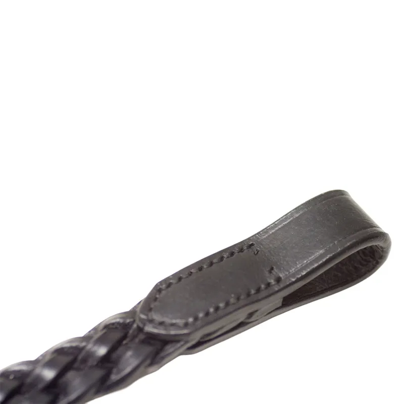 Dever Platinum Braided 3/4 inch Browband Brown-1