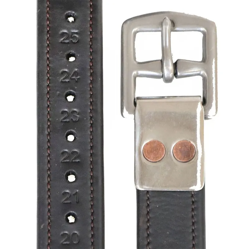 Henry James Precision Calfskin Stirrup Leathers - Havana Brown