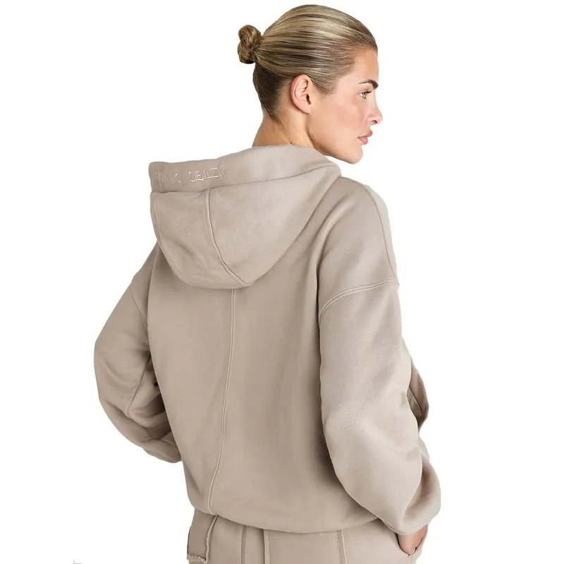 Aztec Diamond Premium Full Zip Women's Hoodie - Nude-8