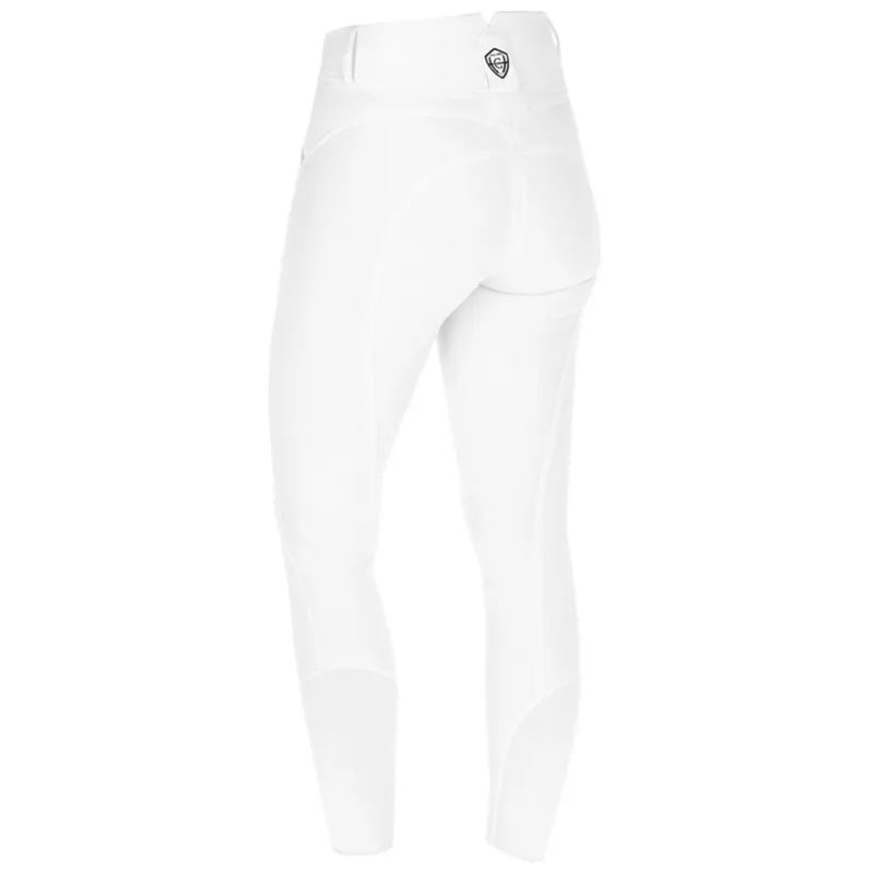 Covalliero Premium Full Seat Ladies Competition Breeches - White-1