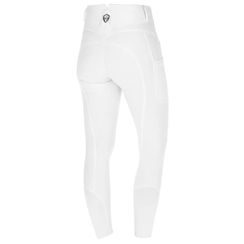 Covalliero Premium Full Seat Ladies Competition Breeches - White-2