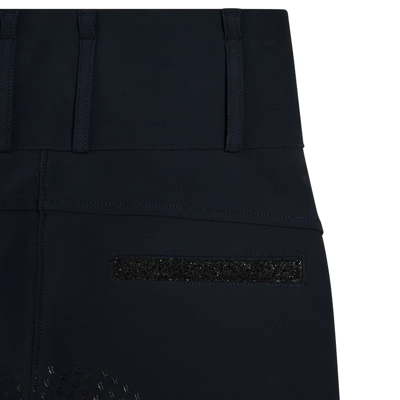 Holland Cooper Premium High Rise Full Grip Womens Breeches - Ink Navy-10