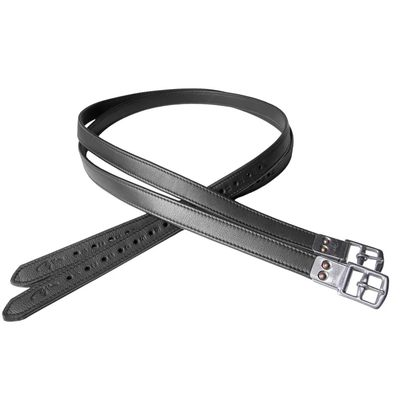 Dy'on Premium Stirrup Leathers - Black