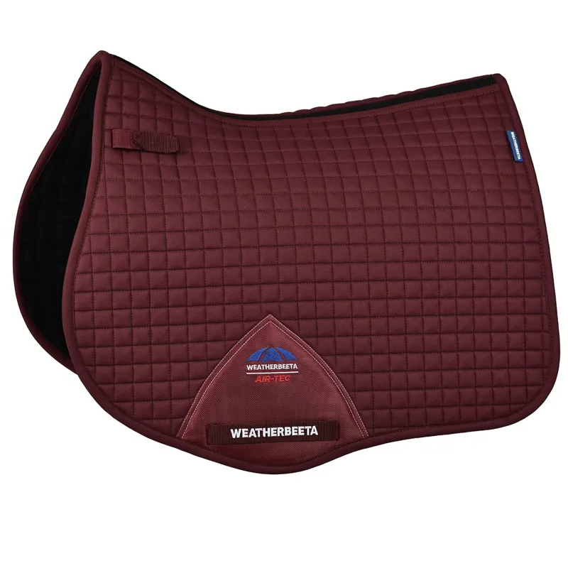 WeatherBeeta Prime Air-Tech All Purpose Saddle Pad - Burgundy