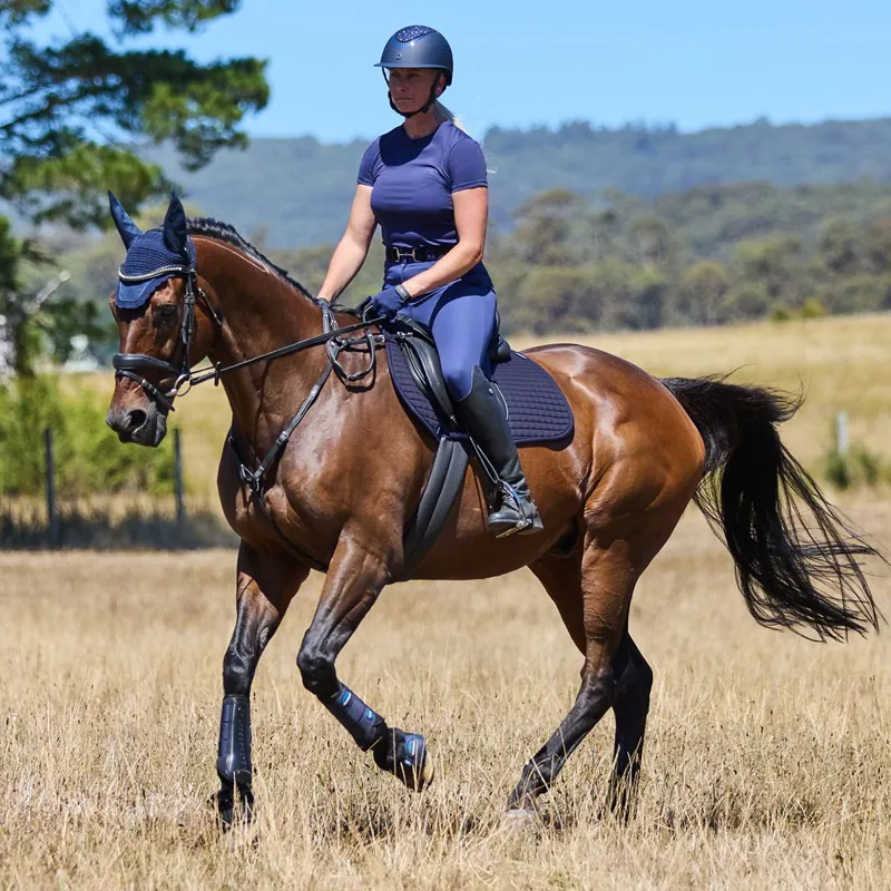 WeatherBeeta Prime Air-Tech All Purpose Saddle Pad - Navy-8