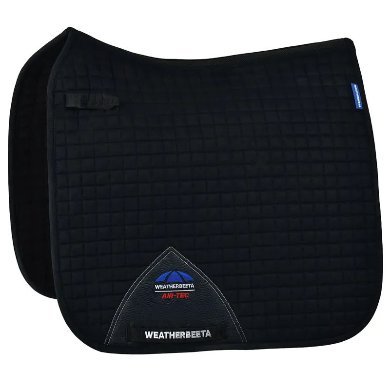 WeatherBeeta Prime Air-Tech Dressage Saddle Pad - Black