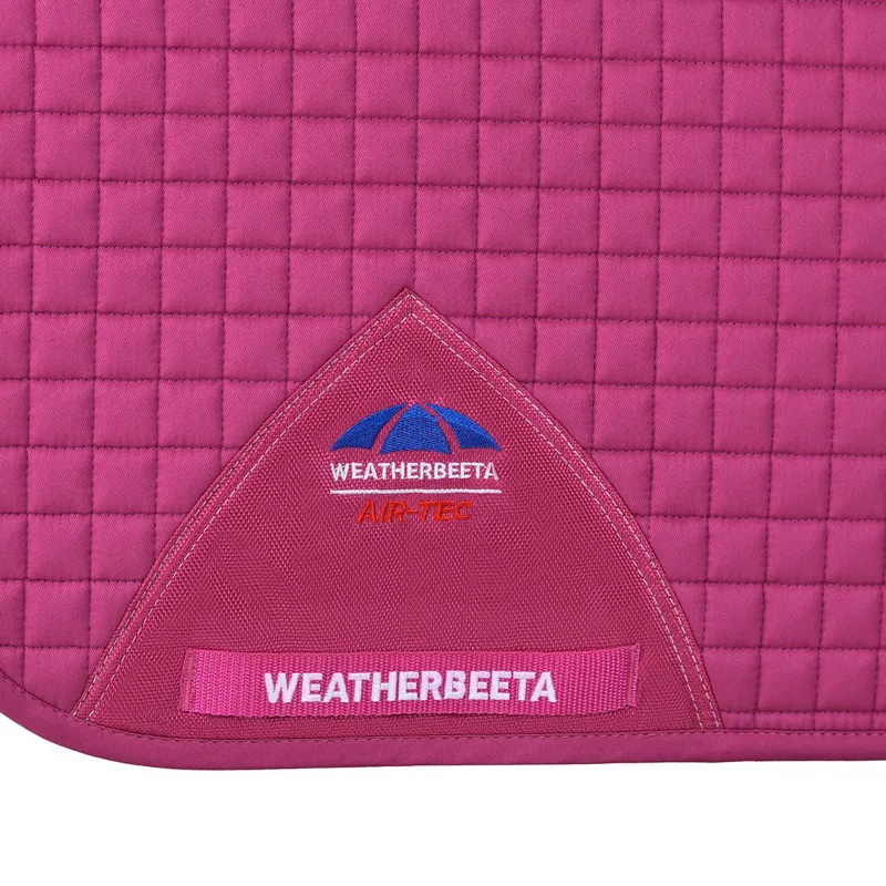 WeatherBeeta Prime Air-Tech Dressage Saddle Pad - Bright Magenta-2