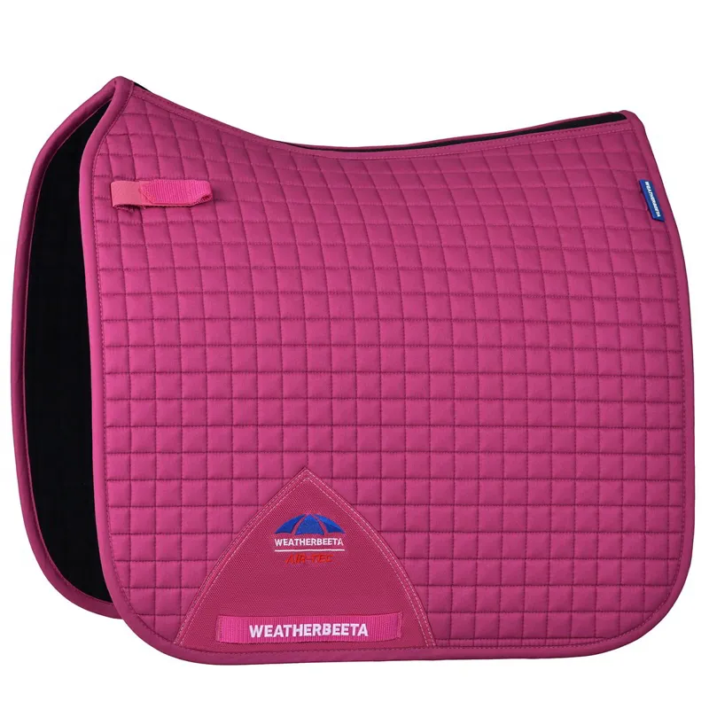 WeatherBeeta Prime Air-Tech Dressage Saddle Pad - Bright Magenta