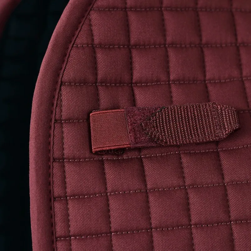 WeatherBeeta Prime Air-Tech Dressage Saddle Pad - Burgundy-4