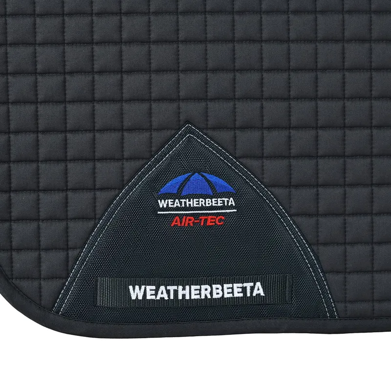 WeatherBeeta Prime Air-Tech Dressage Saddle Pad - Charcoal-1