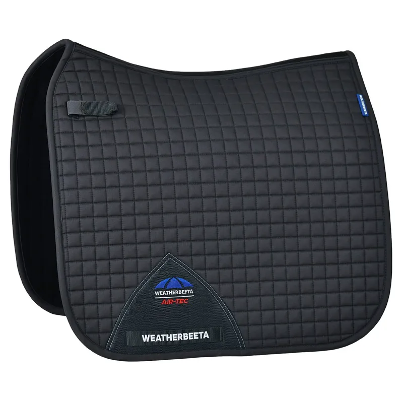 WeatherBeeta Prime Air-Tech Dressage Saddle Pad - Charcoal