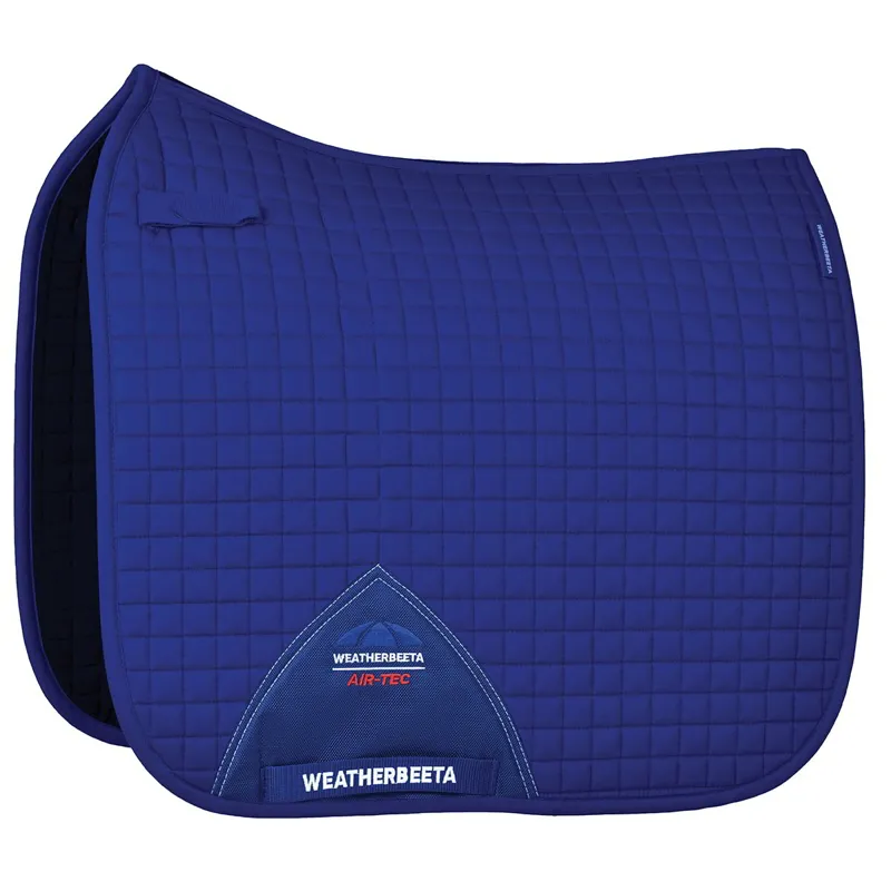 WeatherBeeta Prime Air-Tech Dressage Saddle Pad - Cobalt