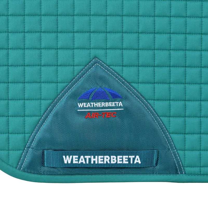 WeatherBeeta Prime Air-Tech Dressage Saddle Pad - Dark Turquoise-1