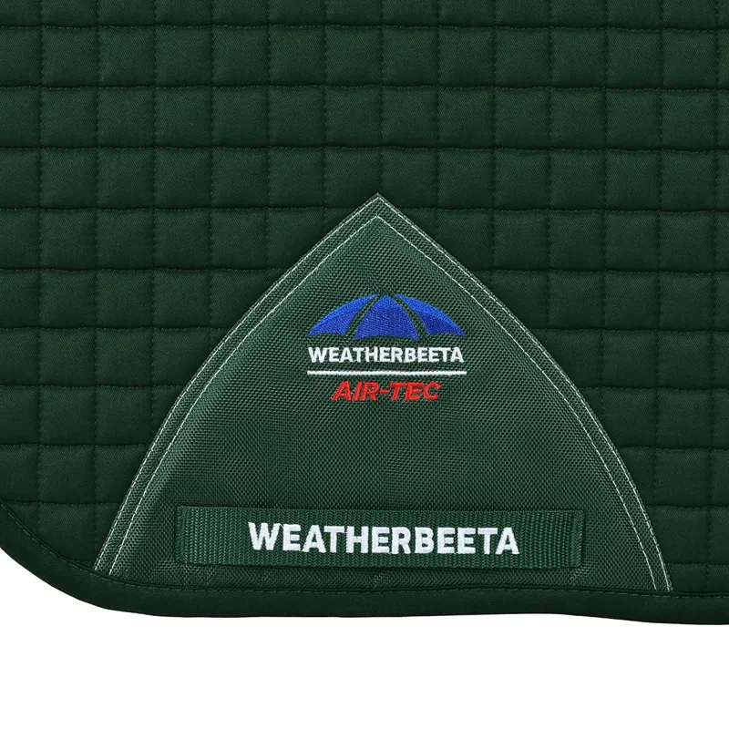 WeatherBeeta Prime Air-Tech Dressage Saddle Pad - Forest Green-1
