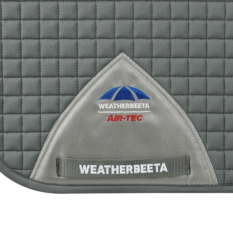 WeatherBeeta Prime Air-Tech Dressage Saddle Pad - Grey-1