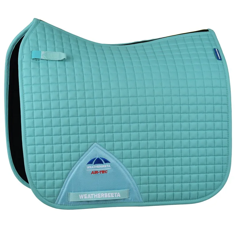 WeatherBeeta Prime Air-Tech Dressage Saddle Pad - Light Aqua
