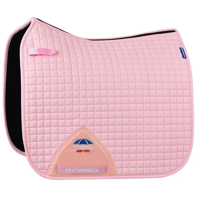 WeatherBeeta Prime Air-Tech Dressage Saddle Pad - Light Pink