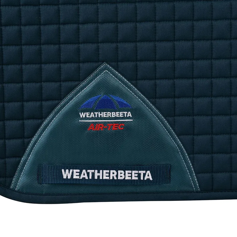 WeatherBeeta Prime Air-Tech Dressage Saddle Pad - Midnight Teal-1