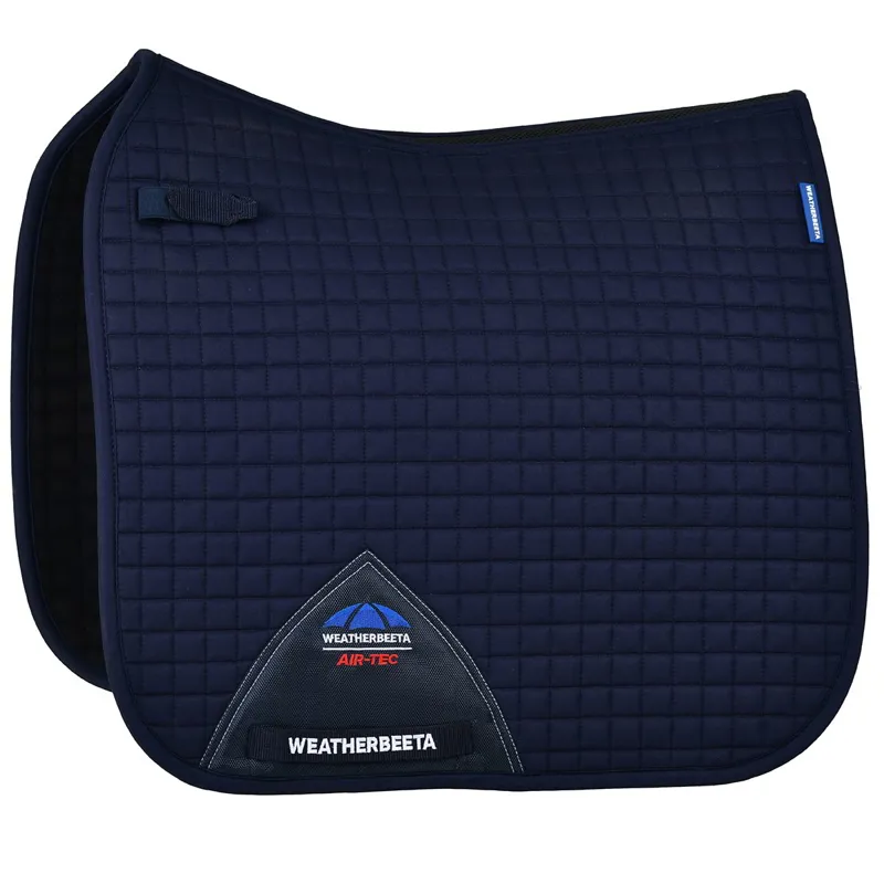WeatherBeeta Prime Air-Tech Dressage Saddle Pad - Navy