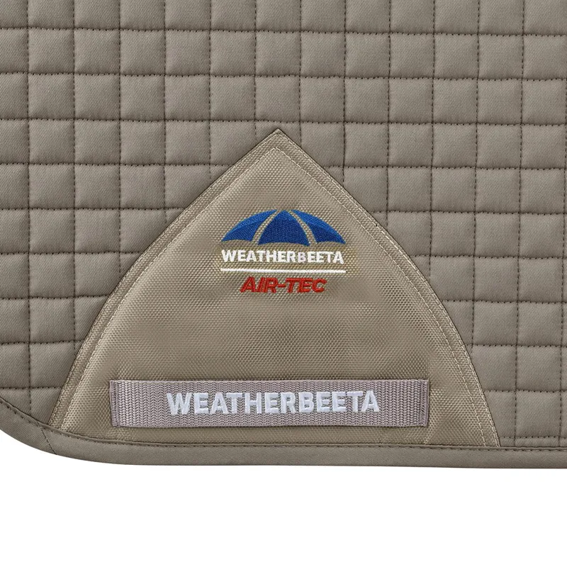 WeatherBeeta Prime Air-Tech Dressage Saddle Pad - Natural Clay-3