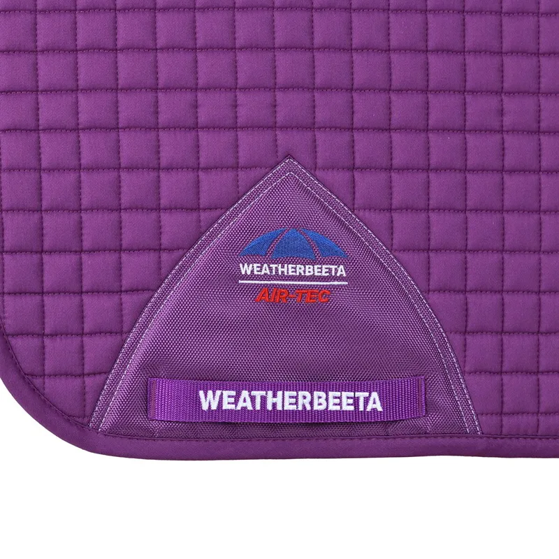 WeatherBeeta Prime Air-Tech Dressage Saddle Pad - Violet-1
