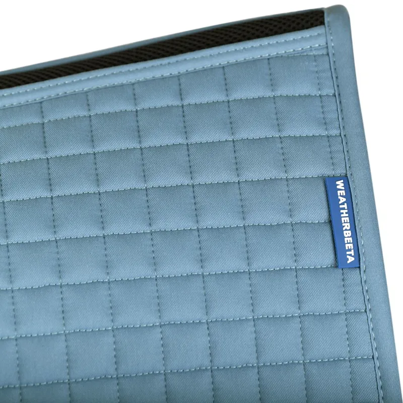 WeatherBeeta Prime Air-Tech Dressage Saddle Pad - Washed Denim-3