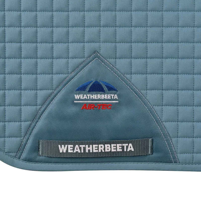 WeatherBeeta Prime Air-Tech Dressage Saddle Pad - Washed Denim-1
