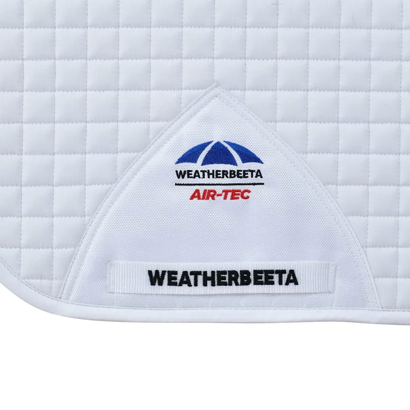 WeatherBeeta Prime Air-Tech Dressage Saddle Pad - White-3